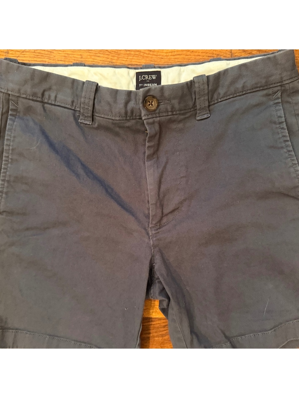 J.Crew Navy Blue 7" Inseam Chino Shorts Size 29